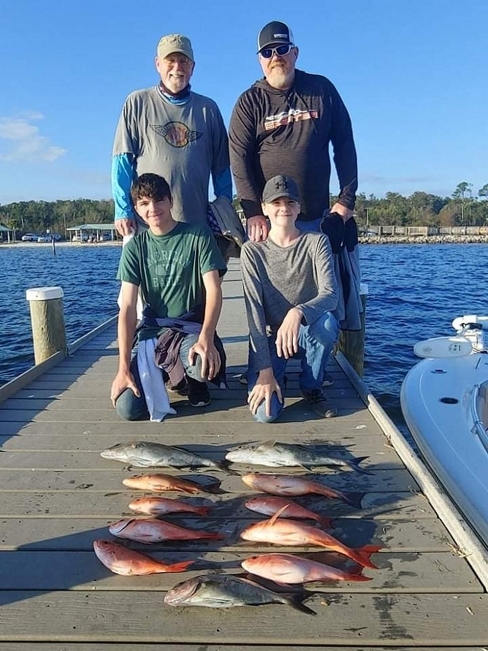 Almaco Jacks, Mingo Snapper and Mangrove Snappers